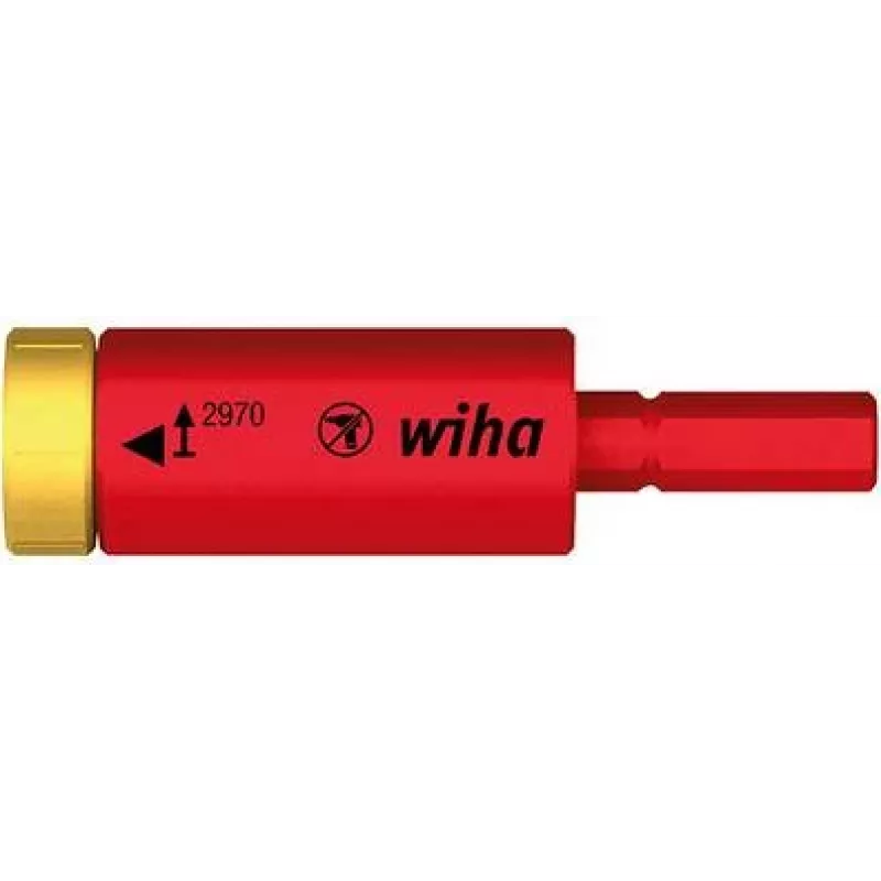 Wiha 29701200 Adaptador de par para TorqueVario-S, salida hexagonal 1/4