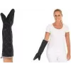 HYGOSTAR Flamestar Guante de protección térmica, negro, lona con recubrimiento especial, talla única, 35 cm, EN 407 calor de contacto nivel 2 330107