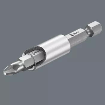 Wera 05136393001 Bit-Check set de 11 puntas de destornillador con portapuntas universal, accionamiento hexagonal de 1/4