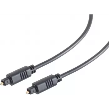 ShiverPeaks S/CONN maximum connectivity cable de audio óptico digital, conector Toslink a conector Toslink, 3,0 m, negro 69004-3.0