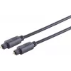 ShiverPeaks S/CONN maximum connectivity cable de audio óptico digital, conector Toslink a conector Toslink, 3,0 m, negro 69004-3.0