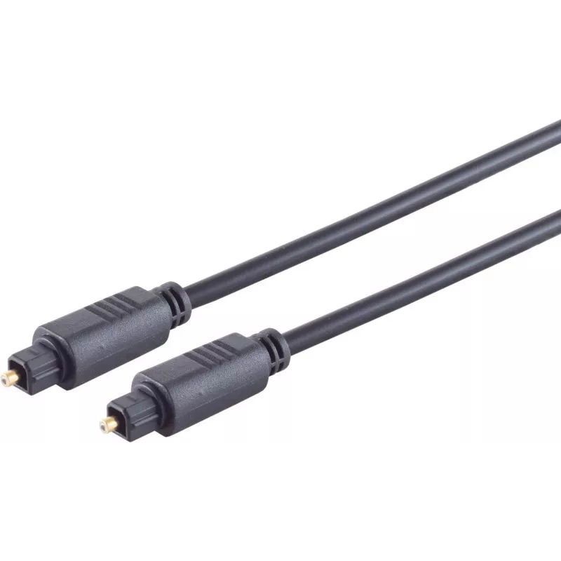 ShiverPeaks S/CONN maximum connectivity cable de audio óptico digital, conector Toslink a conector Toslink, 3,0 m, negro 69004-3.0