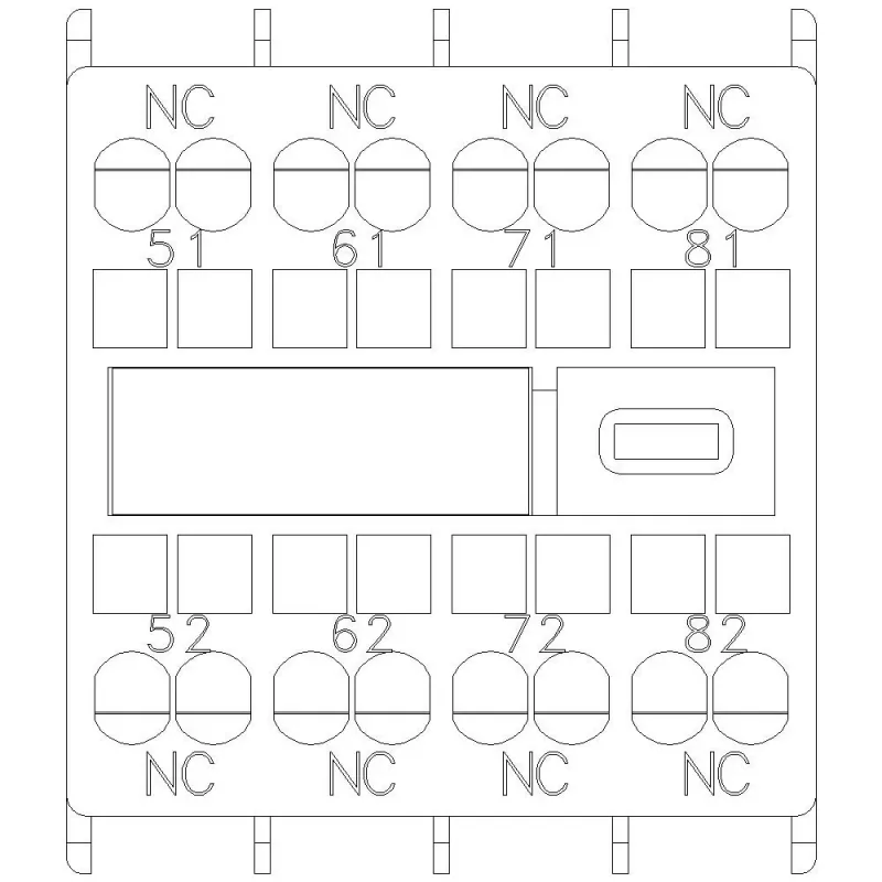 SIEMENS bloque de contactos auxiliares 40E SB10E S00 3RH2911-2G (3RH29112GA04)