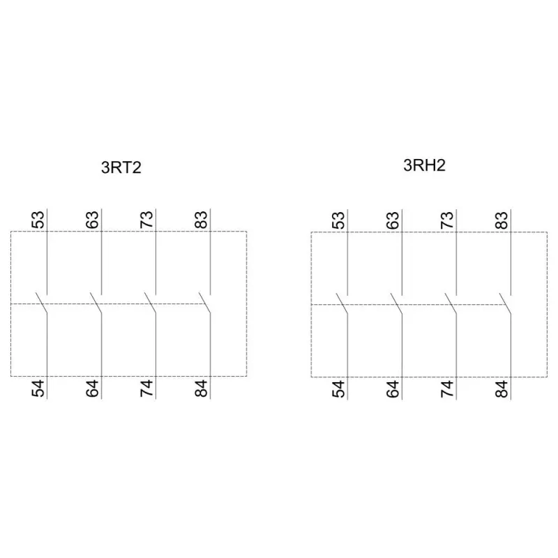 Siemens Bloque de contactos auxiliares 3RH2911-2XA40-0MA0, tetrapolar, 2NO+2NC