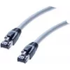 shiverpeaks BASIC-S Cable de parcheo, Cat.8, S/FTP, 15,0 m, gris, RJ45 a RJ45, TIA/EIA 568B BS08-400813