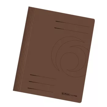 10 herlitz Archivadores de cartón marrón DIN A4 10900223