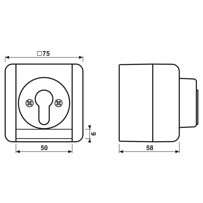 JUNG interruptor de llave 10AX 250V unipolar 804.18W blanco alpino