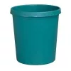 HELIT H61058-52 papelera redonda de plástico 18L verde