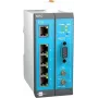INSYS MoRoS icom MRO-L210 router industrial LTE, Ethernet WAN, 2x 10/100 Ethernet, azul/gris/blanco 10019403