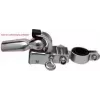 FISCHER enganche de remolque de bicicleta para remolque de carga, acero macizo, montaje universal en tija de sillín, negro, 1 ud. 86386