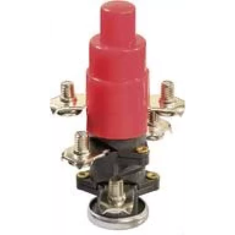AS Schwabe 10960ET Interruptor térmico de protección, 230 V, 16 A, IP54, rearme manual, conector macho/hembra CEE