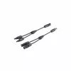 SHIVERPEAKS PV4 Set de cables adaptador en T, 2 a 1, 4 mm², negro, 30 cm BS02-21032