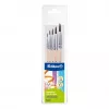 Pelikan Set de pinceles de iniciación, set de 5 piezas con pinceles de pelo natural y mangos de madera, en estuche transparente 300008264