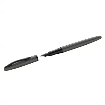 Pelikan Jazz Noble Elegance Estilográfica, gris piedra, plumín mediano 300010132