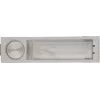 RITTO 1229922 Pulsador de timbre de acero inoxidable con placa de nombre para serie Portier