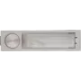 RITTO 1229922 Pulsador de timbre de acero inoxidable con placa de nombre para serie Portier
