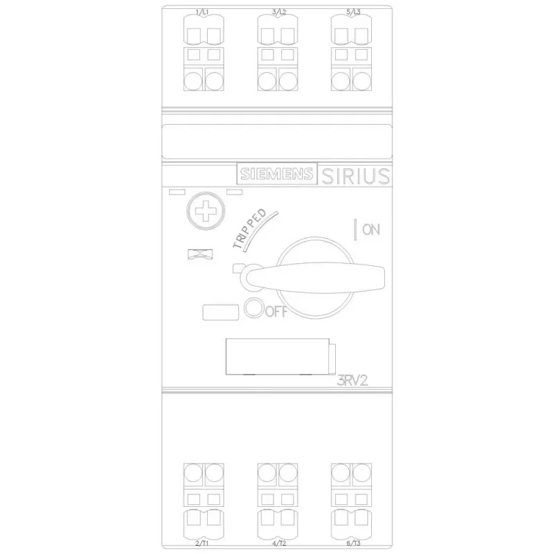 SIEMENS SIRIUS 3RV2011-4AA20 Interruptor de protección de motor, 11-16 A, 3 polos, S00, bornes de tornillo