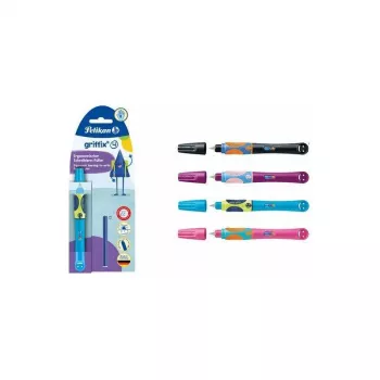 Pelikan griffix plumines de repuesto para pluma estilográfica, A + L mixtos (8 principiantes, 2 zurdos), 10 uds. 964049