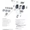 SIEMENS SIRIUS juego de cableado para contactores S0 e interruptores automáticos 3RA2923-2AA1