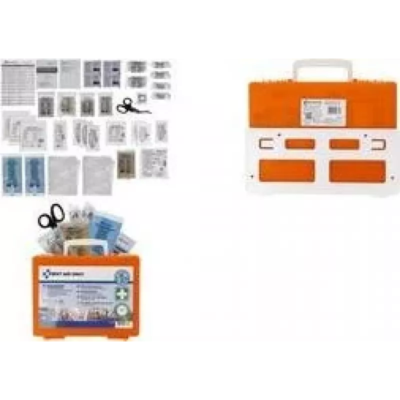 FIRST AID ONLY botiquín DIN 13157, naranja, IP54, ABS, montaje en pared P-51002 00