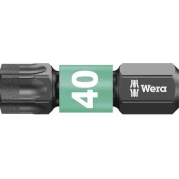 Wera Impaktor Torx T40 punta de destornillador hexagonal 1/4 pulgadas 25mm recubierta de diamante 05057627001
