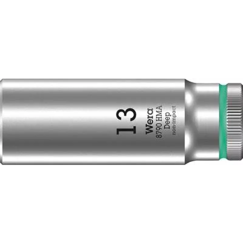Wera 05004510001 Zyklop vaso de llave con enganche de 1/4 pulgadas 13 mm con Take it easy Tool Finder