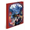 Carpeta de gomas HERMA Dragon A3, cartón con 3 solapas interiores 20143
