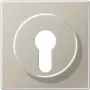 Tapa para interruptor de llave con protección contra desmontaje JUNG ES 2928, serie LS, acero inoxidable