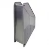 Revistero de malla HELIT H2518000 DIN A4, alambre metálico plateado con recubrimiento en polvo, 1 ud.