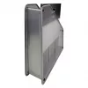 Revistero de malla HELIT H2518000 DIN A4, alambre metálico plateado con recubrimiento en polvo, 1 ud.