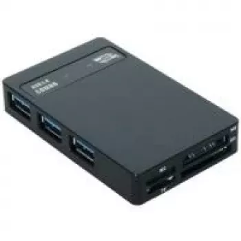 Lector multitarjetas EXSYS EX-1635 USB 3.2 Gen 1 - negro