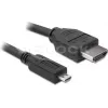 Cable HDMI a Micro HDMI DeLOCK 2 m, 32 AWG, High Speed con Ethernet, 4K 82664