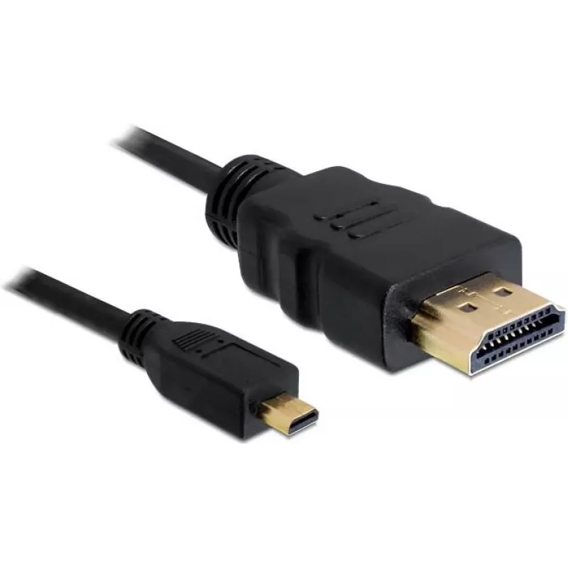 Cable HDMI a Micro HDMI DeLOCK 2 m, 32 AWG, High Speed con Ethernet, 4K 82664