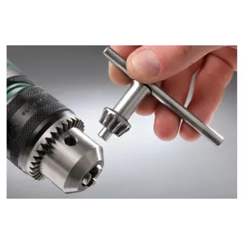 Llave de mandril KWB para portabrocas de corona dentada, S2, piñón de 10 mm, acero templado, mango negro 285820