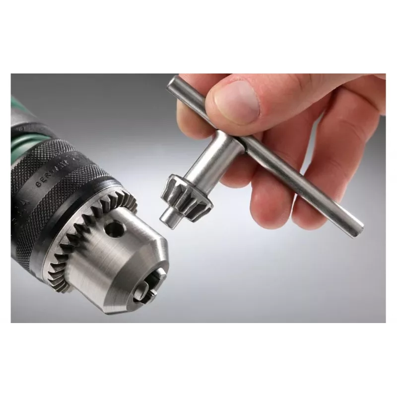 Llave de mandril KWB para portabrocas de corona dentada, S2, piñón de 10 mm, acero templado, mango negro 285820