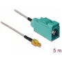 Cable de antena Delock SMB hembra a FAKRA Z hembra RG-316 5 m negro 88671
