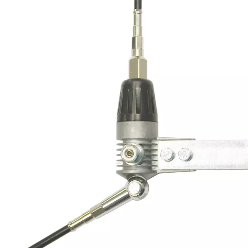 Midland Albrecht AE LS Boomerang 27-A Antena de balcón, 275 cm, 600 W, radiador de aluminio 6350