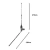 Midland Albrecht AE LS Boomerang 27-A Antena de balcón, 275 cm, 600 W, radiador de aluminio 6350