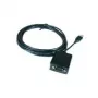 EXSYS EX-1302IS Adaptador USB a RS-232 serie, chipset FTDI, cable de 0,8 m, negro