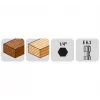 kwb 513904 Broca helicoidal para madera 4 mm x 50 mm