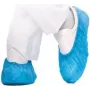 HYGOSTAR Cubrezapatos de CPE HYGOMAT azul, 0,06 mm, talla única, para entrada a sala blanca – 1 ud. (2850H)