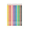 Pelikan 700634 Set de 12 lápices de colores, colores surtidos, cuerpo de madera hexagonal, mina irrompible de 3,3 mm