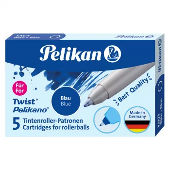 Pelikan Cartuchos de tinta para rollerball pack de 5 azul (824705)