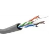 Wentronic Goobay Cable de instalación de red CAT 6, U/UTP, gris, 100 m - CU, AWG 23/1 (macizo), LSZH 68466