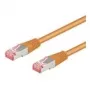 Wentronic Goobay cable de red CAT 6, S/FTP (PiMF), naranja, 0,5 m - LSZH libre de halógenos, cobre (93467)
