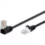 Wentronic 94173 cable de red Cat5e U/UTP RJ-45, 0,5 m, negro