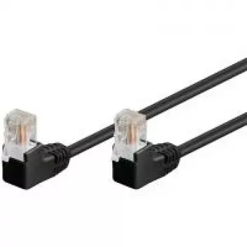 Wentronic 96086 cable de red Cat5e U/UTP RJ45, negro