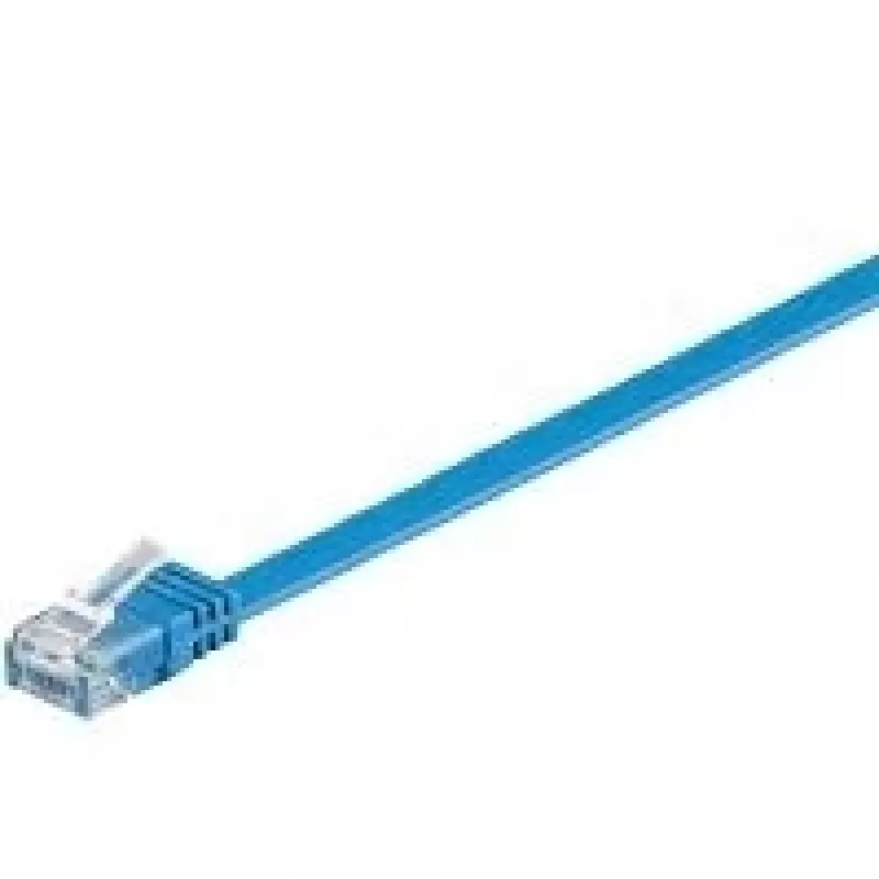 Wentronic cable de red RJ-45 CAT6 0,5m, U/UTP, azul 96395