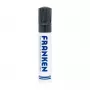 FRANKEN JumboMarker rotulador para pizarra blanca, punta de cuña 4-12 mm, negro, recargable, borrado en seco, bajo olor, 1 ud. (Z1910 10)