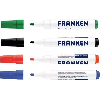 FRANKEN U-ACT! Line rotulador de pizarra blanca, punta redonda, 3 mm, varios colores, 1 ud. Z1999